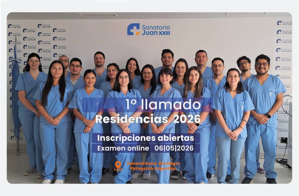 Convocatoria Abierta Sanatorio Juan XXIIII – 1º Llamado de Residencias Médicas 2026